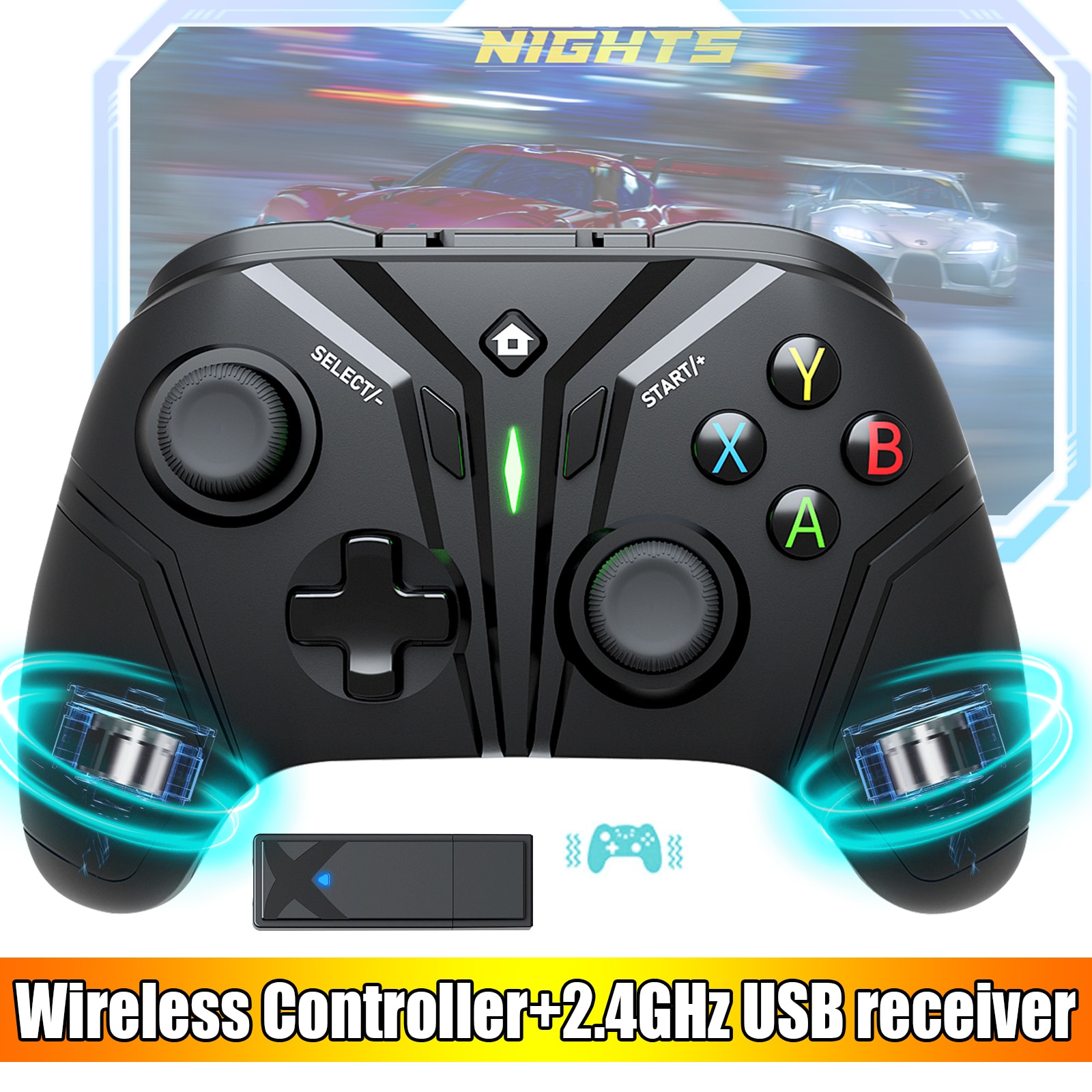 ġ  Ʈ OLED  е  Ʈѷ, PC, , PS3, ȵ̵ TV ڽ, Ʈ º  ̽ƽ, 2.4G